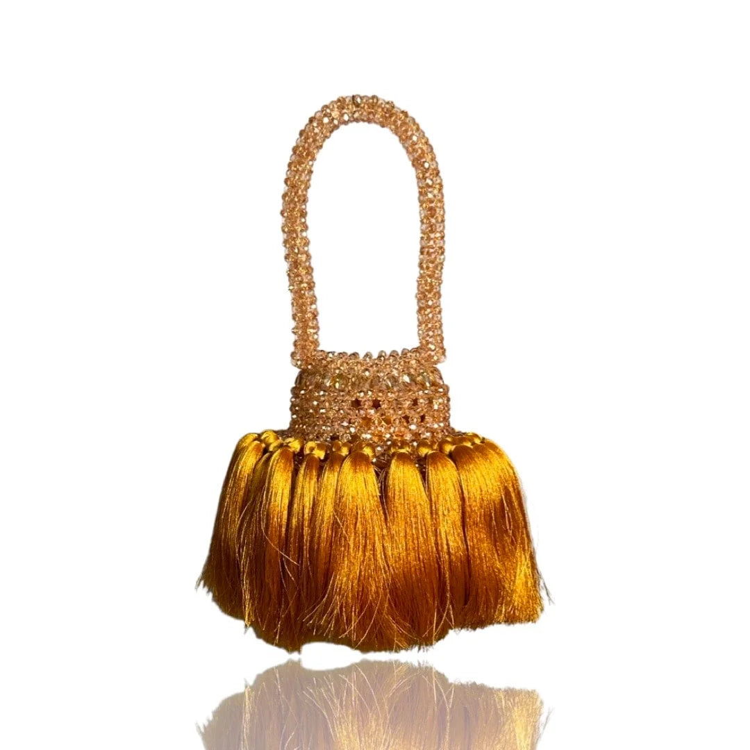 The Jaiye Bead Bag (Short Tassle)