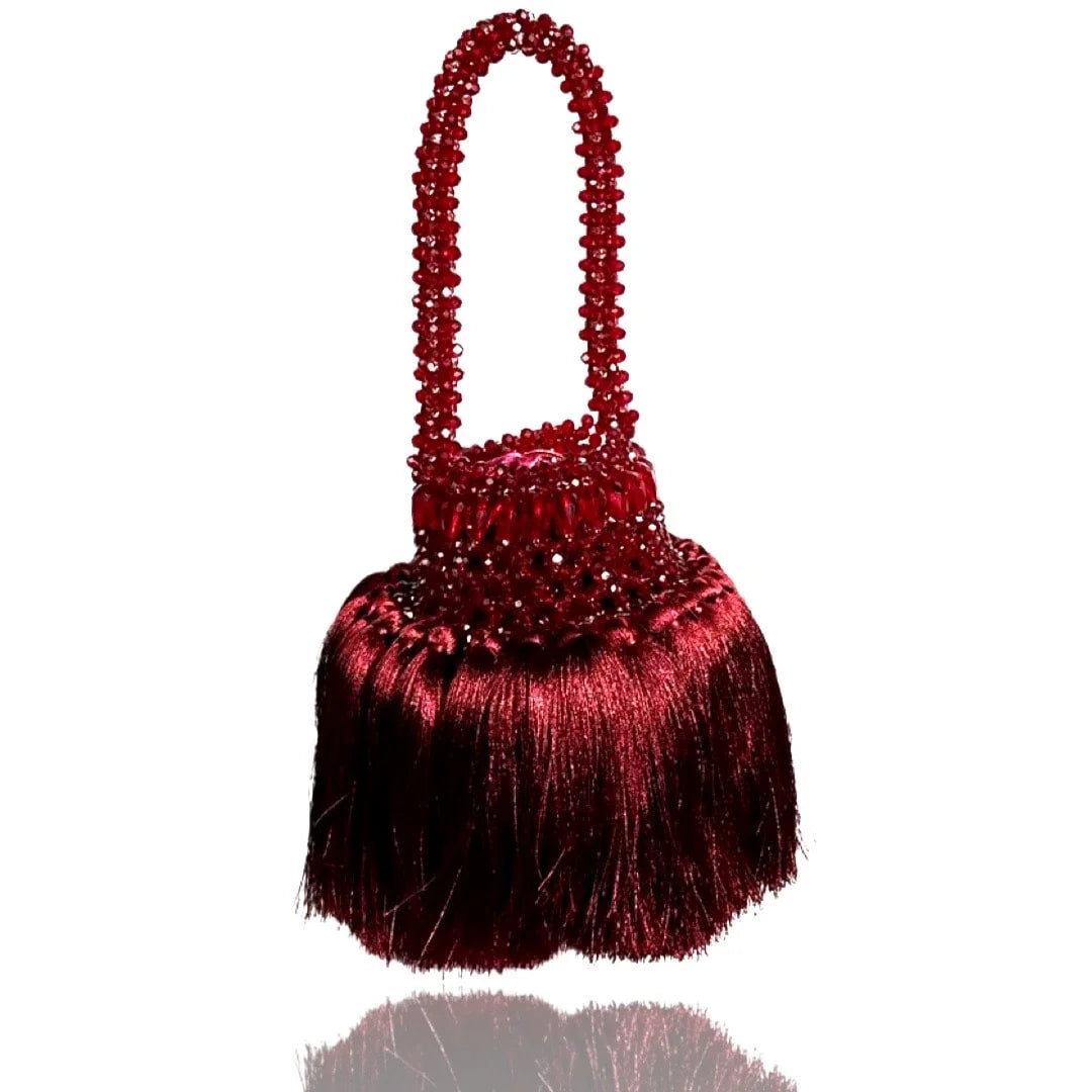 The Jaiye Bead Bag (Short Tassle)