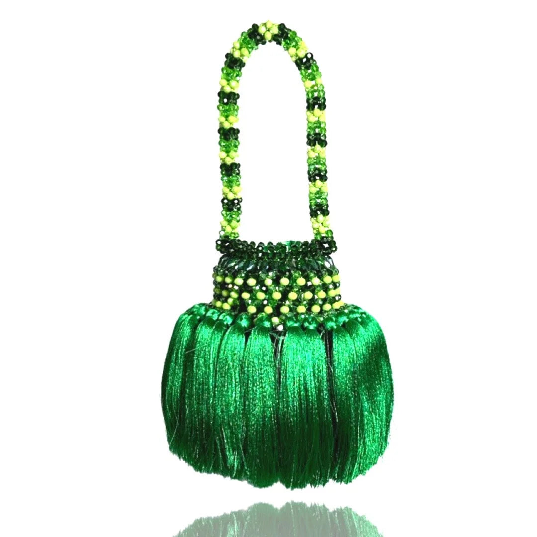 The Jaiye Bead Bag (Short Tassle)